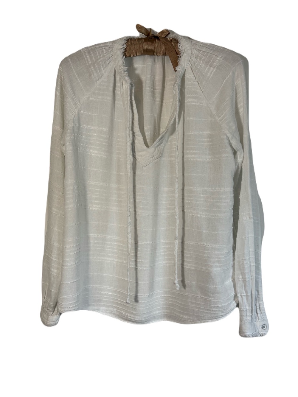 Bella Dahl White Gauze Pullover | Boho Coastal Chic | Effortless Luxury